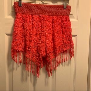 Very Pretty shorts with fringe.